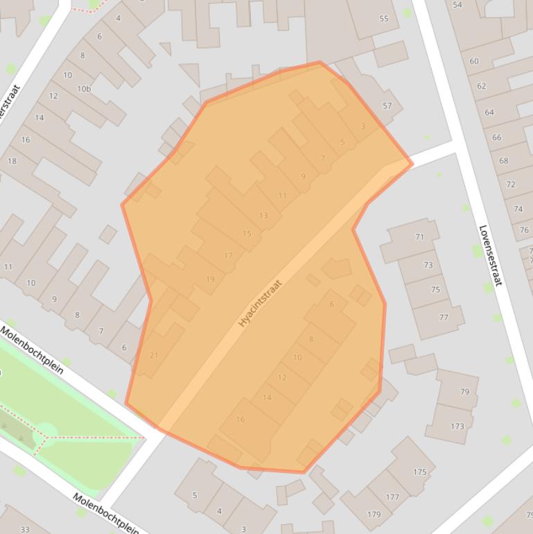 Kaart van postcodegebied 5014EK.