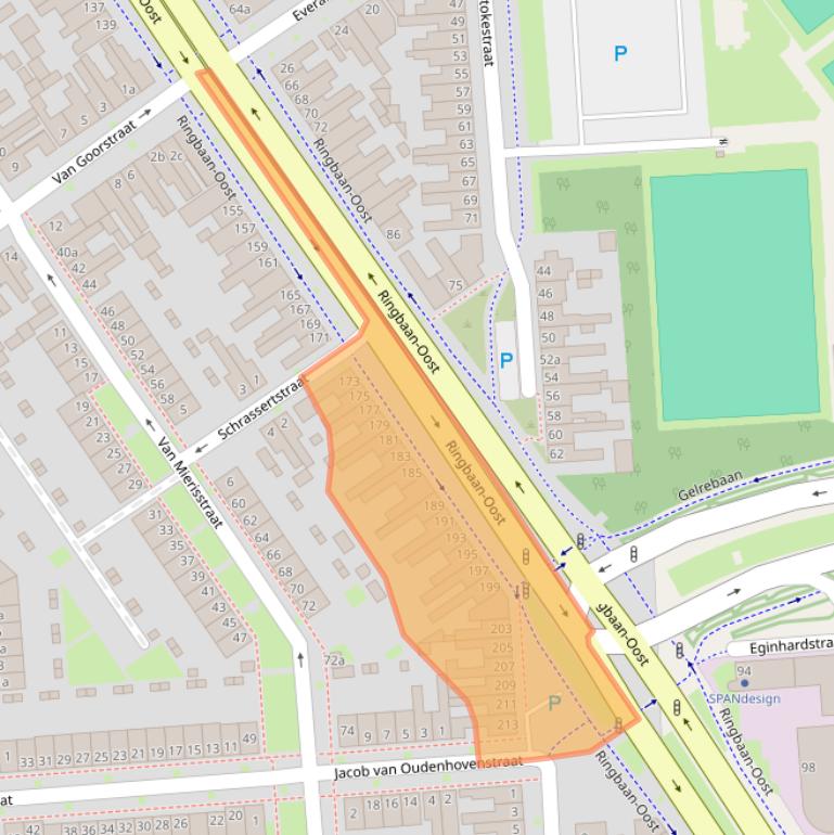 Kaart van postcodegebied 5014GC.