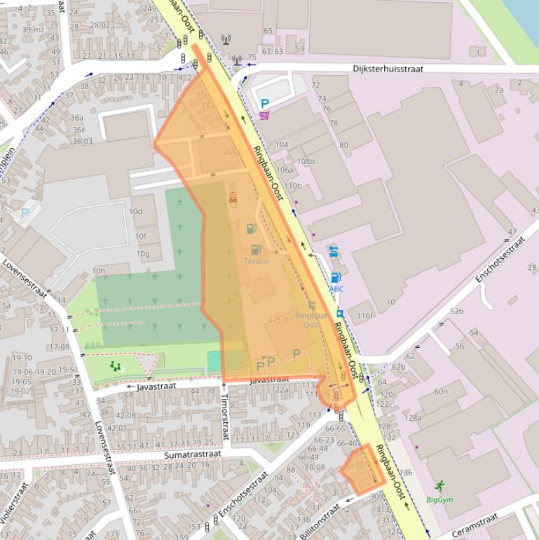 Kaart van postcodegebied 5014GE.