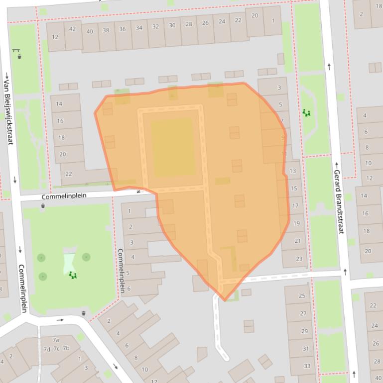 Kaart van postcodegebied 5014KL.