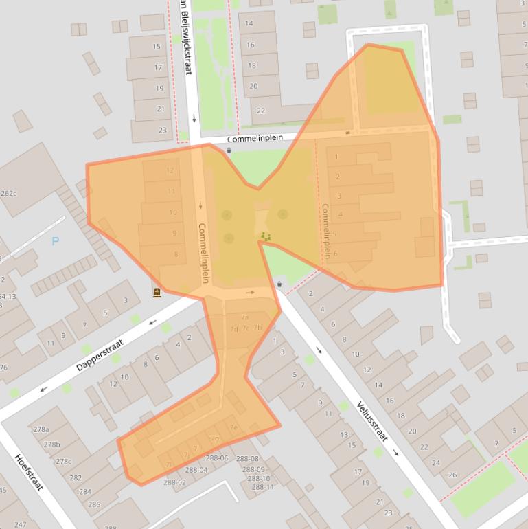 Kaart van postcodegebied 5014KN.