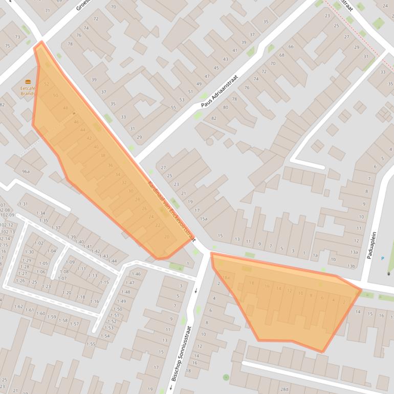 Kaart van postcodegebied 5014LC.