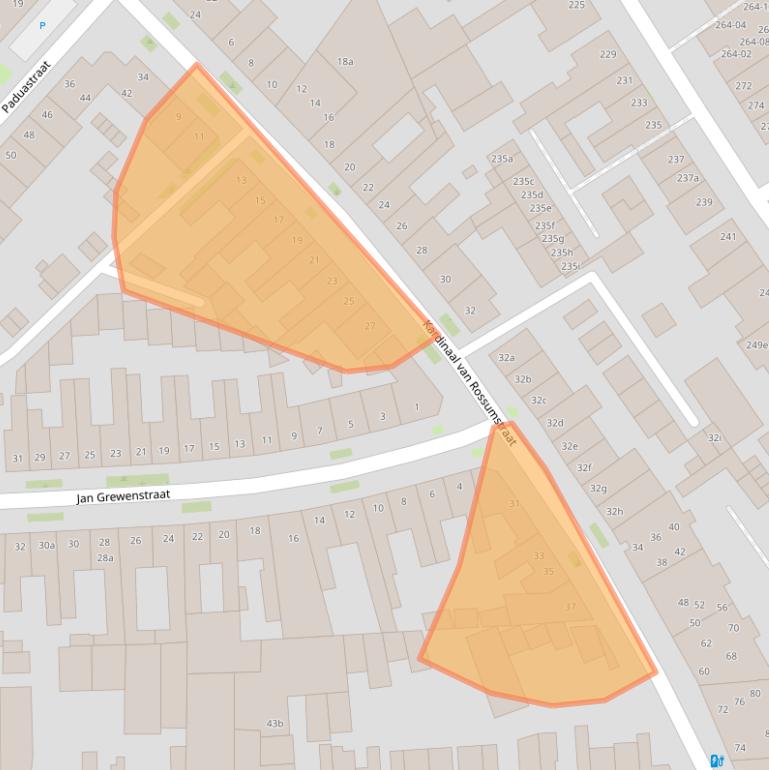 Kaart van postcodegebied 5014LJ.