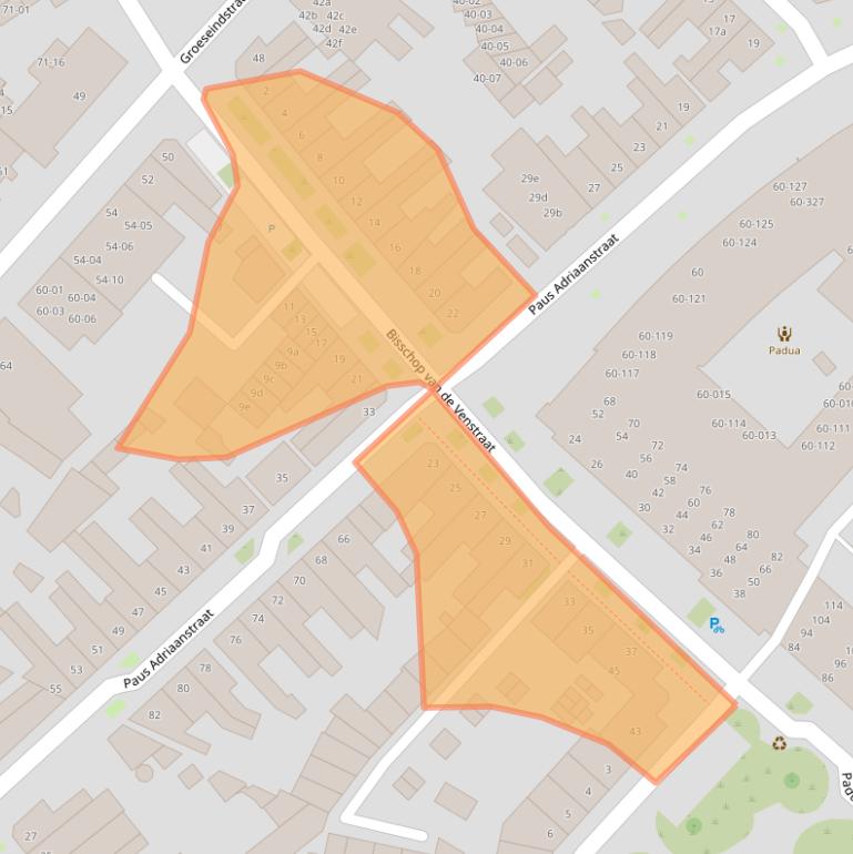 Kaart van postcodegebied 5014LM.