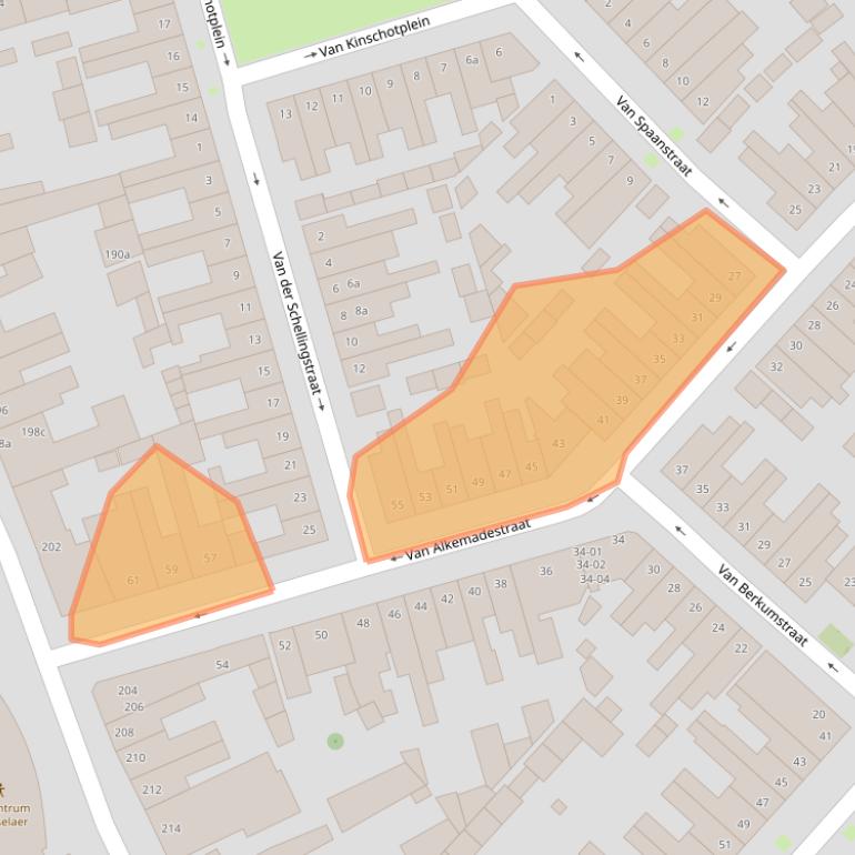 Kaart van postcodegebied 5014MK.