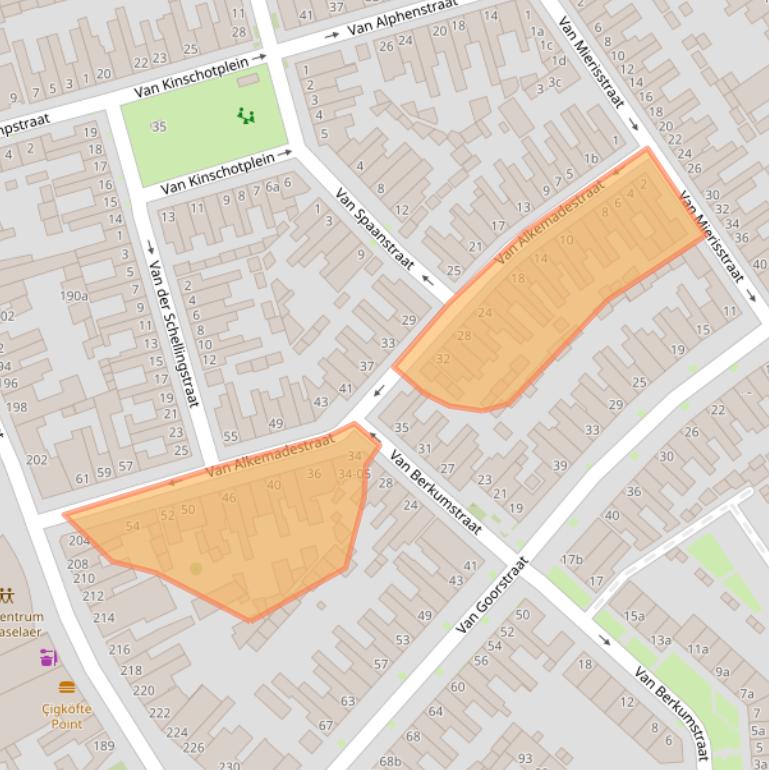 Kaart van postcodegebied 5014ML.