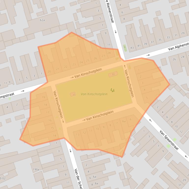 Kaart van postcodegebied 5014MR.
