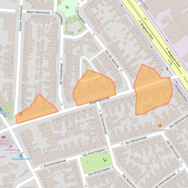 Kaart van postcodegebied 5014MX.