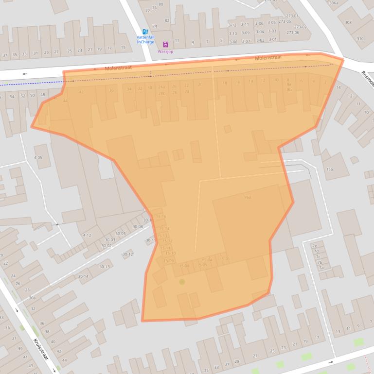 Kaart van postcodegebied 5014ND.