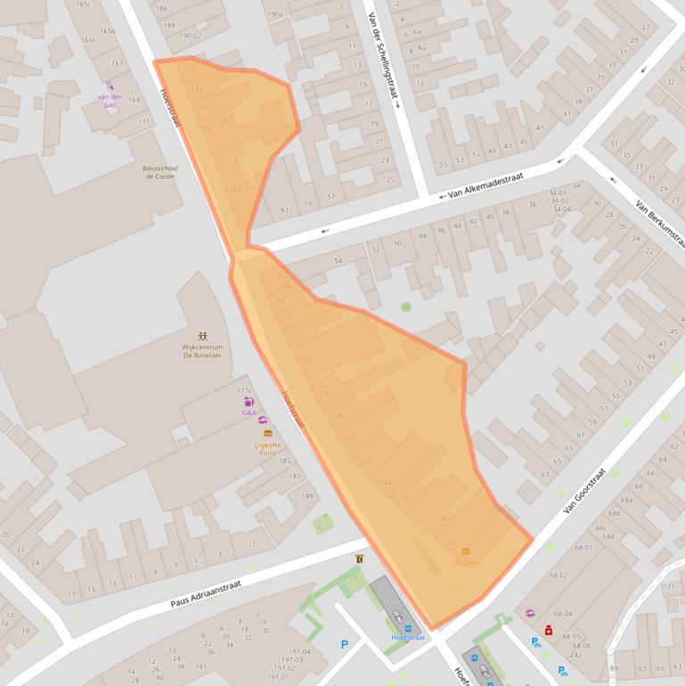 Kaart van postcodegebied 5014NP.