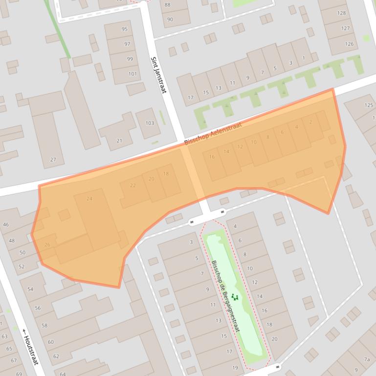 Kaart van postcodegebied 5014PL.