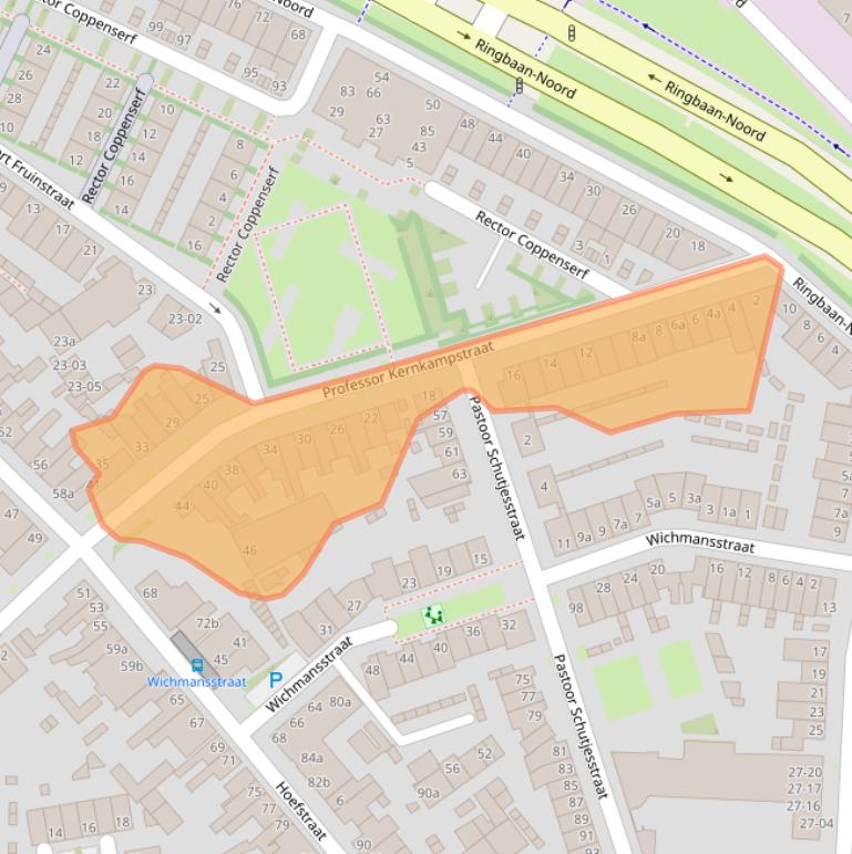 Kaart van postcodegebied 5014RN.