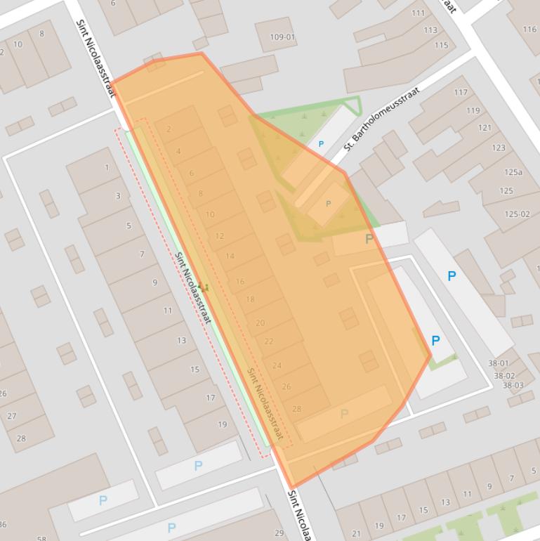 Kaart van postcodegebied 5014RS.