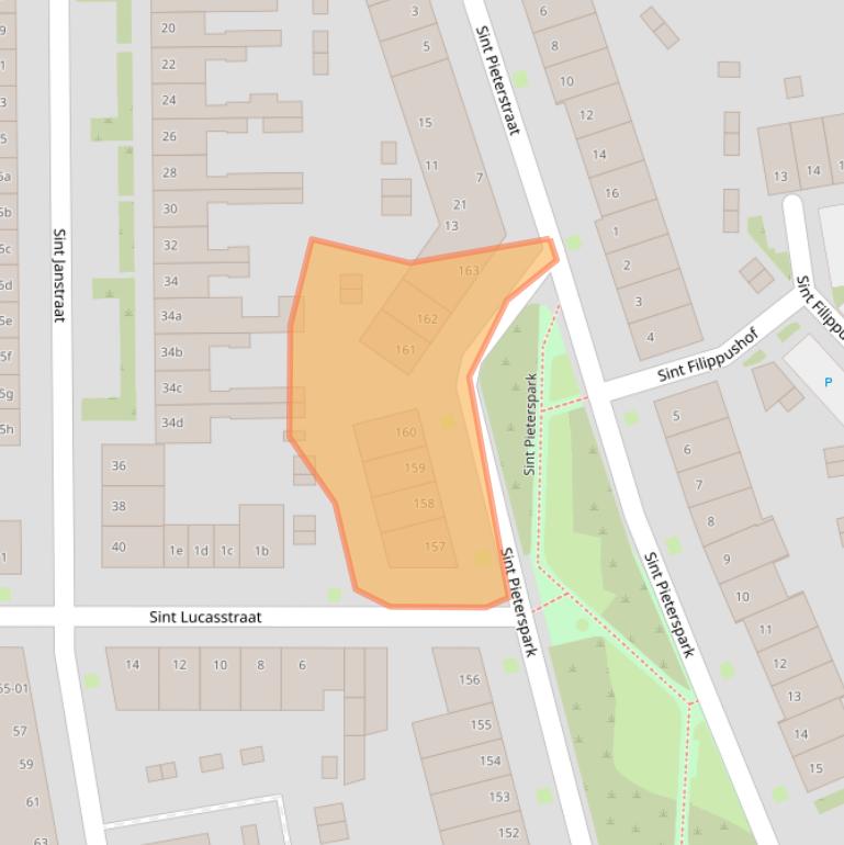 Kaart van postcodegebied 5014SM.