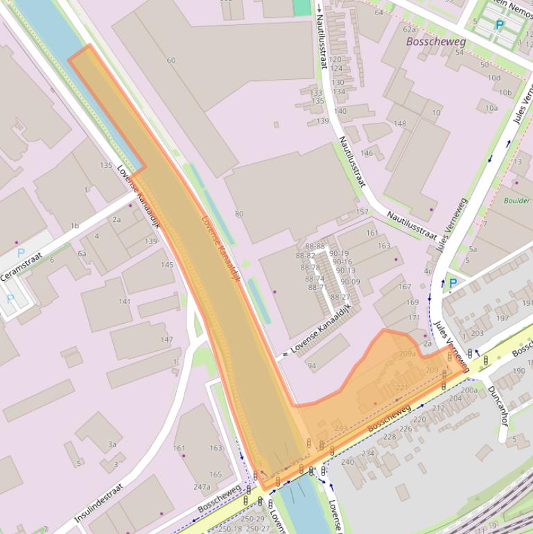 Kaart van postcodegebied 5015AD.