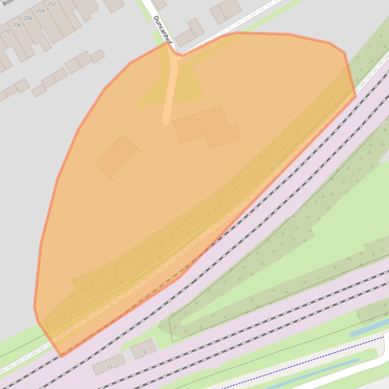 Kaart van postcodegebied 5015AJ.