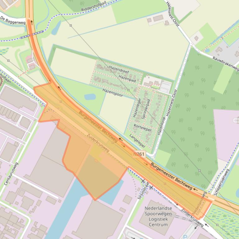Kaart van postcodegebied 5015TB.