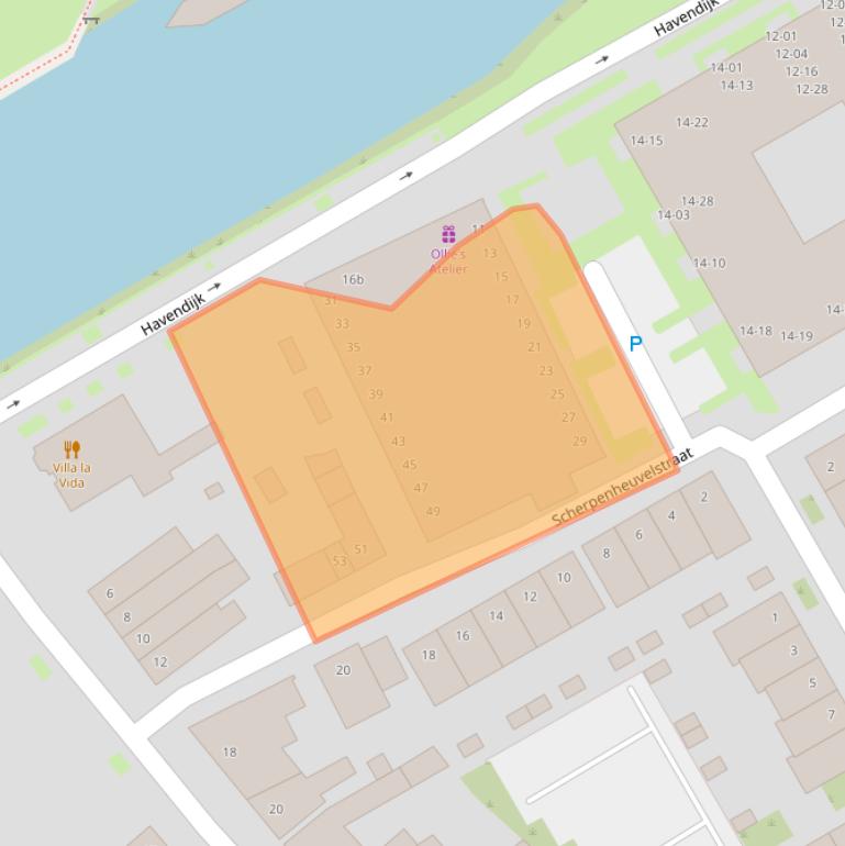 Kaart van postcodegebied 5017AR.