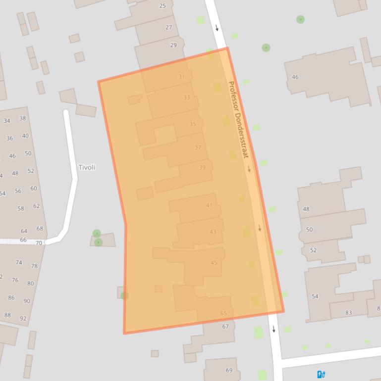 Kaart van postcodegebied 5017HH.