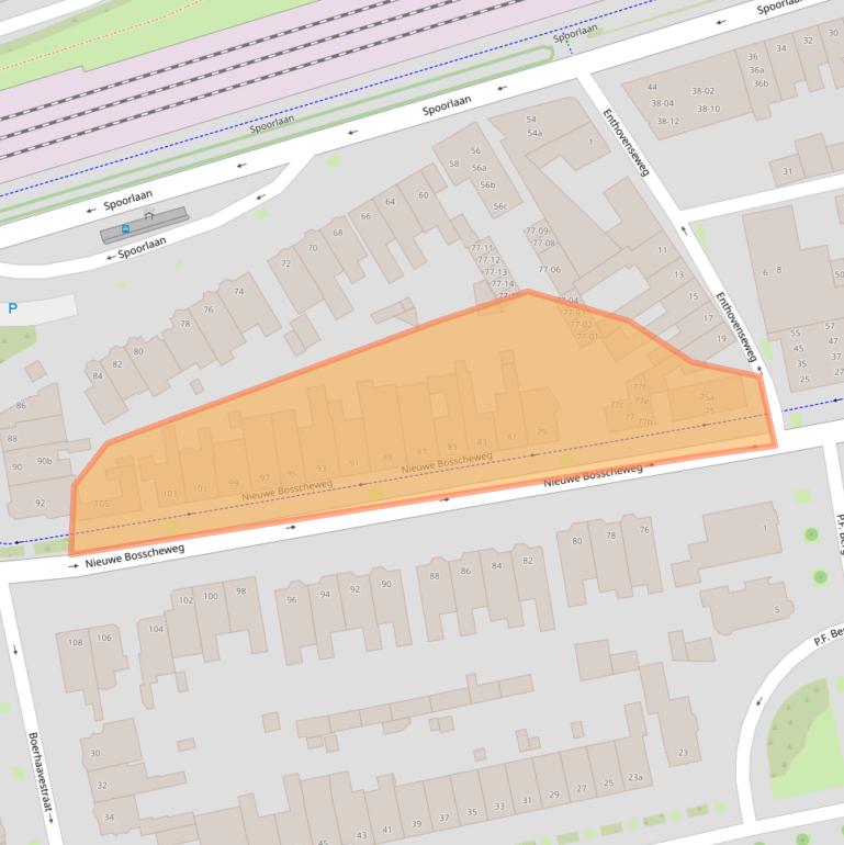 Kaart van postcodegebied 5017JL.