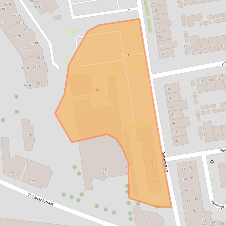 Kaart van postcodegebied 5017KC.