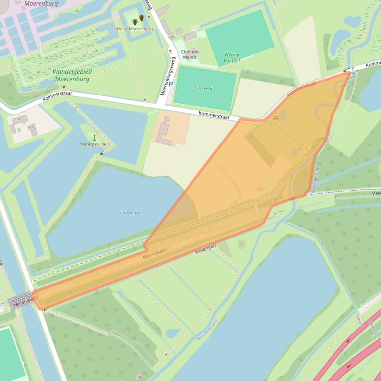 Kaart van postcodegebied 5018BA.