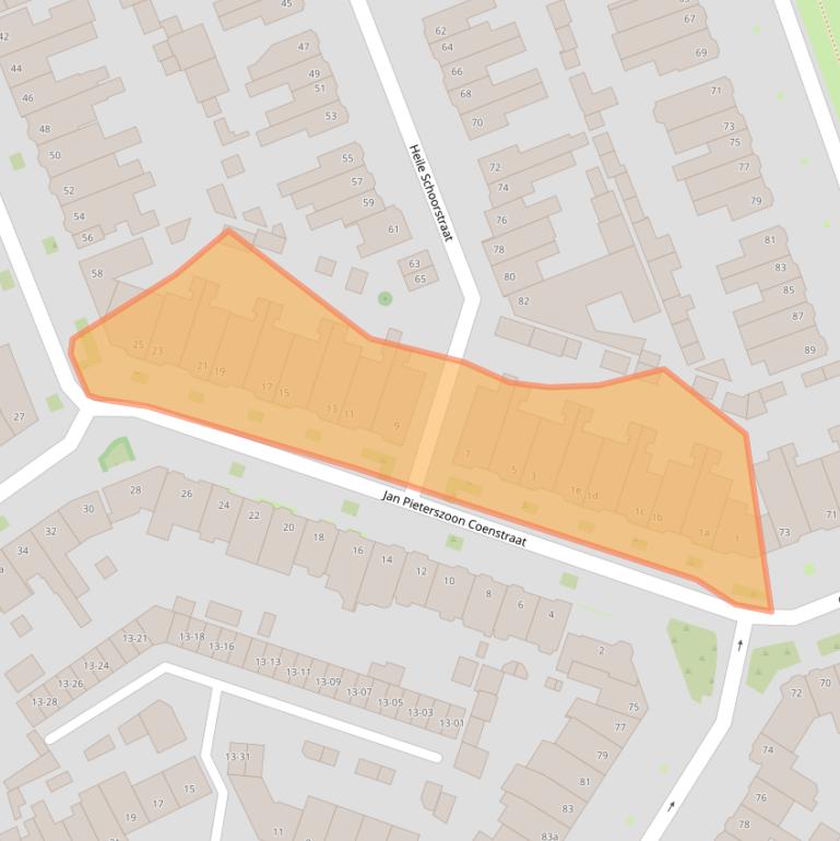 Kaart van postcodegebied 5018CN.