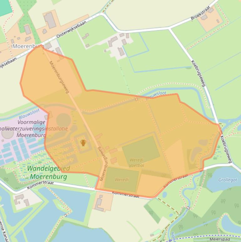 Kaart van postcodegebied 5018TC.