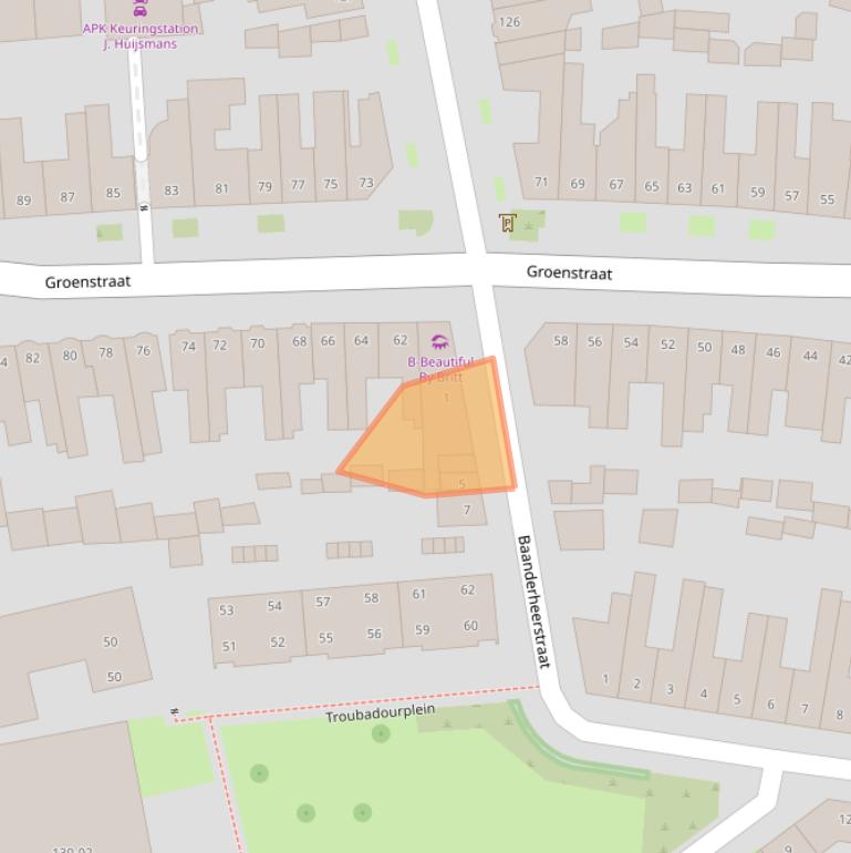 Kaart van postcodegebied 5021EH.