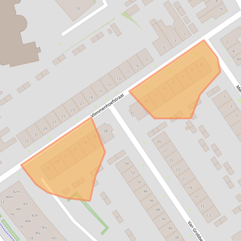 Kaart van postcodegebied 5021GT.
