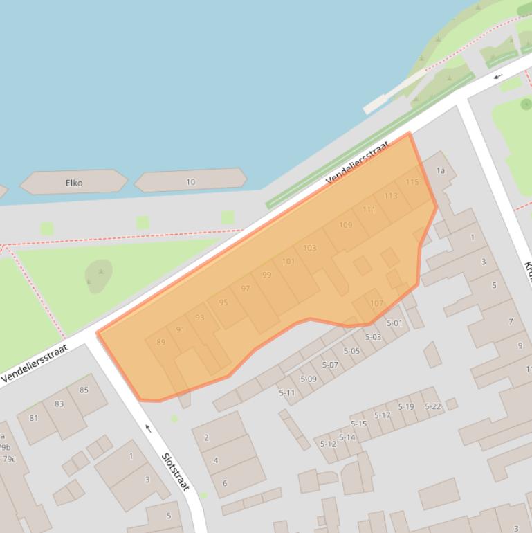 Kaart van postcodegebied 5021HR.