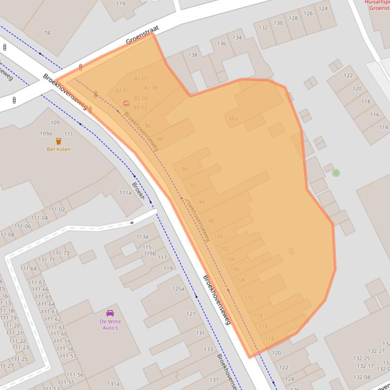 Kaart van postcodegebied 5021LH.