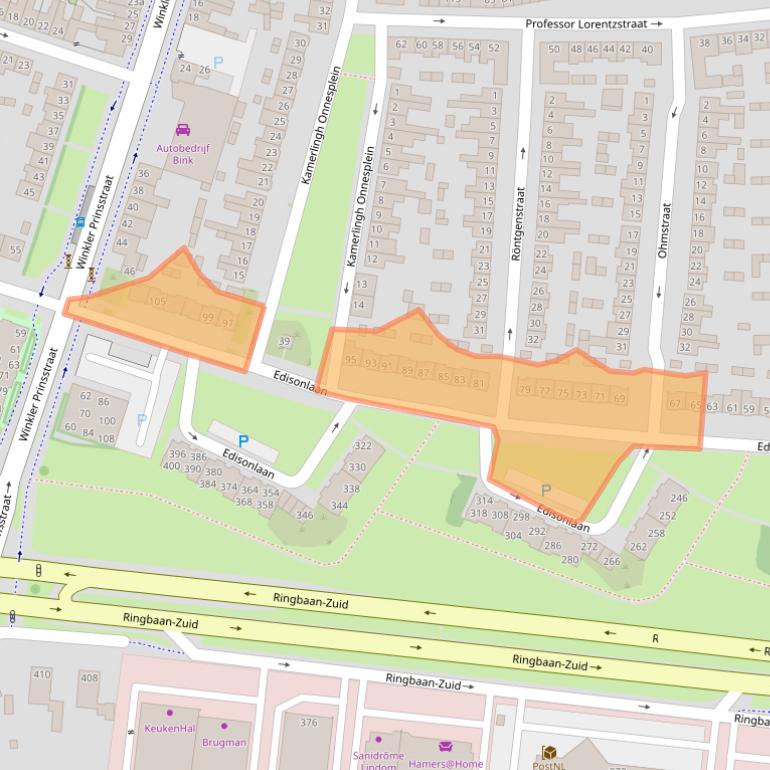 Kaart van postcodegebied 5021MB.