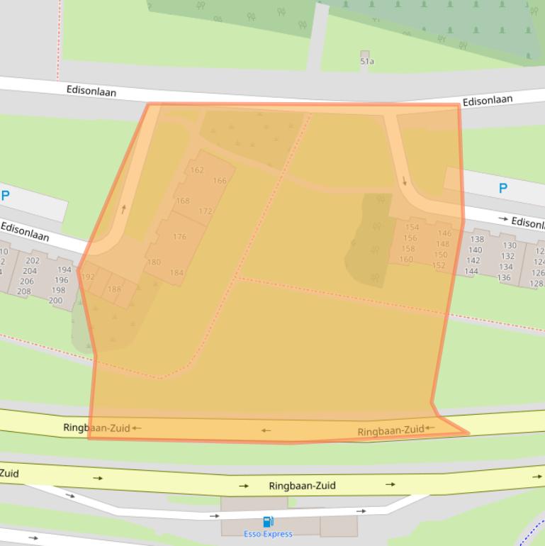 Kaart van postcodegebied 5021MG.