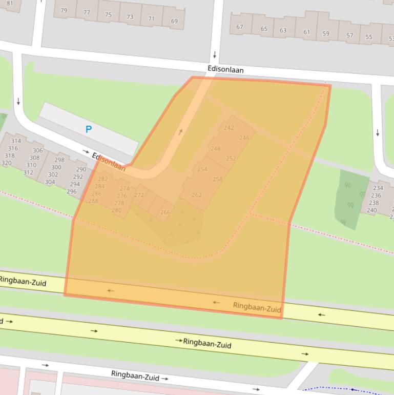 Kaart van postcodegebied 5021MJ.