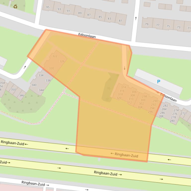 Kaart van postcodegebied 5021MK.