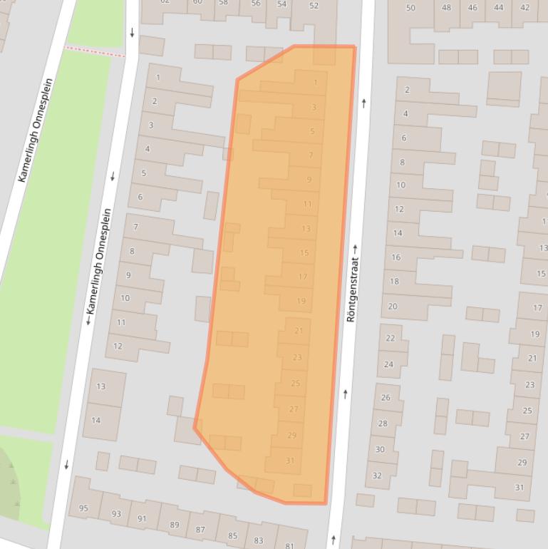 Kaart van postcodegebied 5021NK.