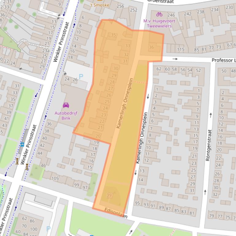 Kaart van postcodegebied 5021NN.