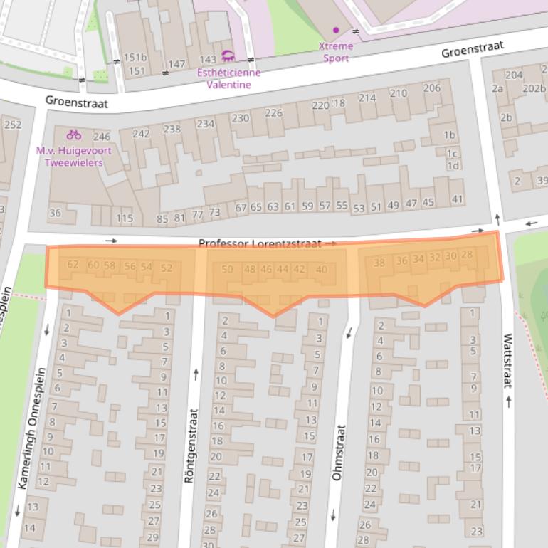 Kaart van postcodegebied 5021NT.