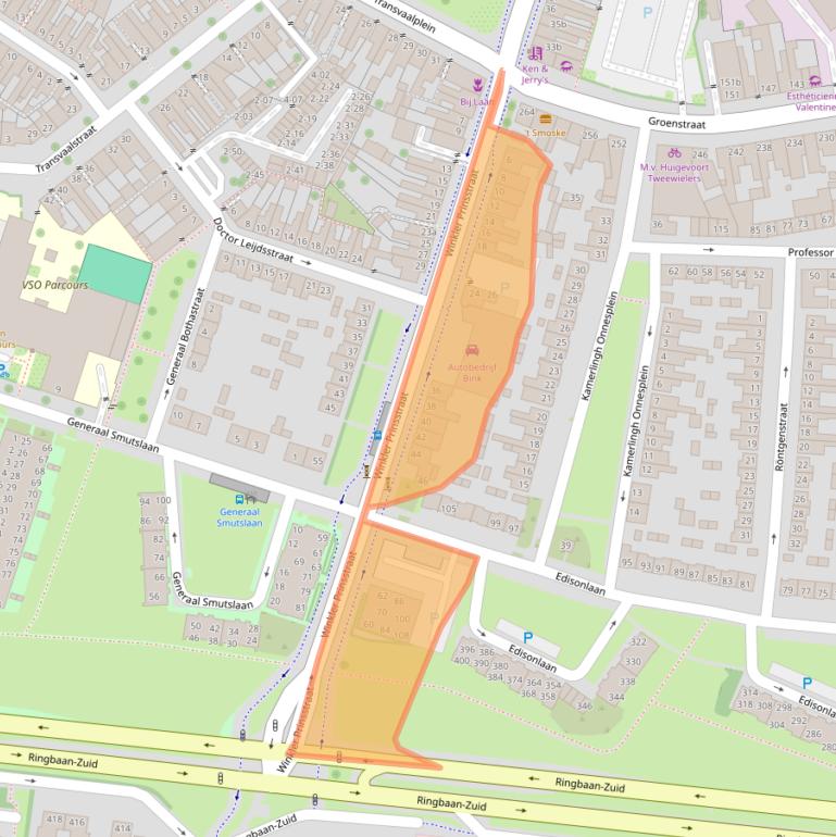 Kaart van postcodegebied 5021TB.