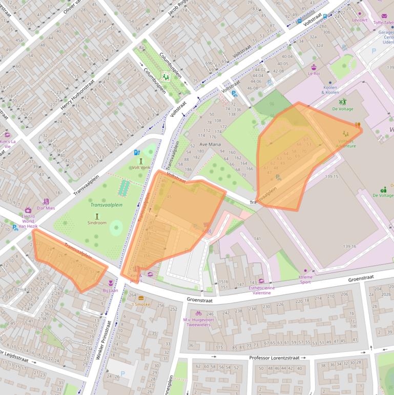 Kaart van postcodegebied 5021TD.