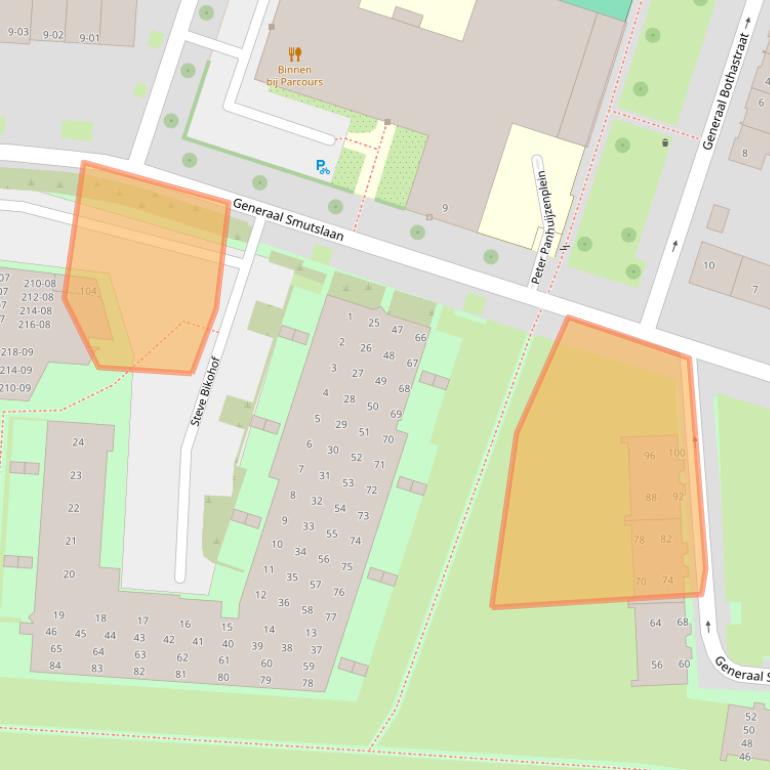 Kaart van postcodegebied 5021XC.