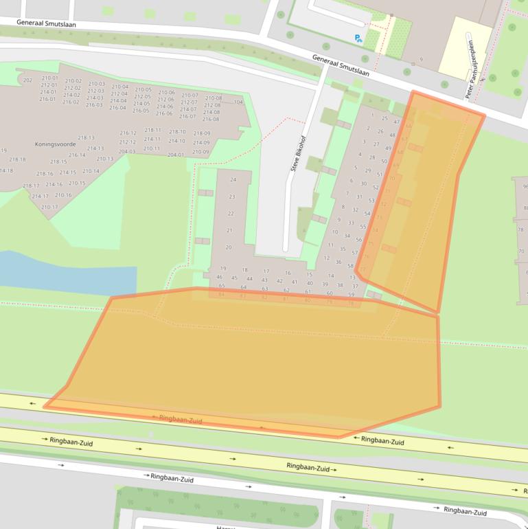 Kaart van postcodegebied 5021XL.