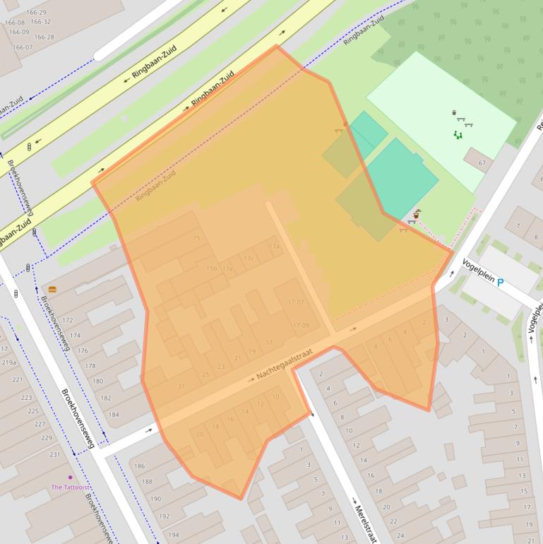 Kaart van postcodegebied 5022AK.