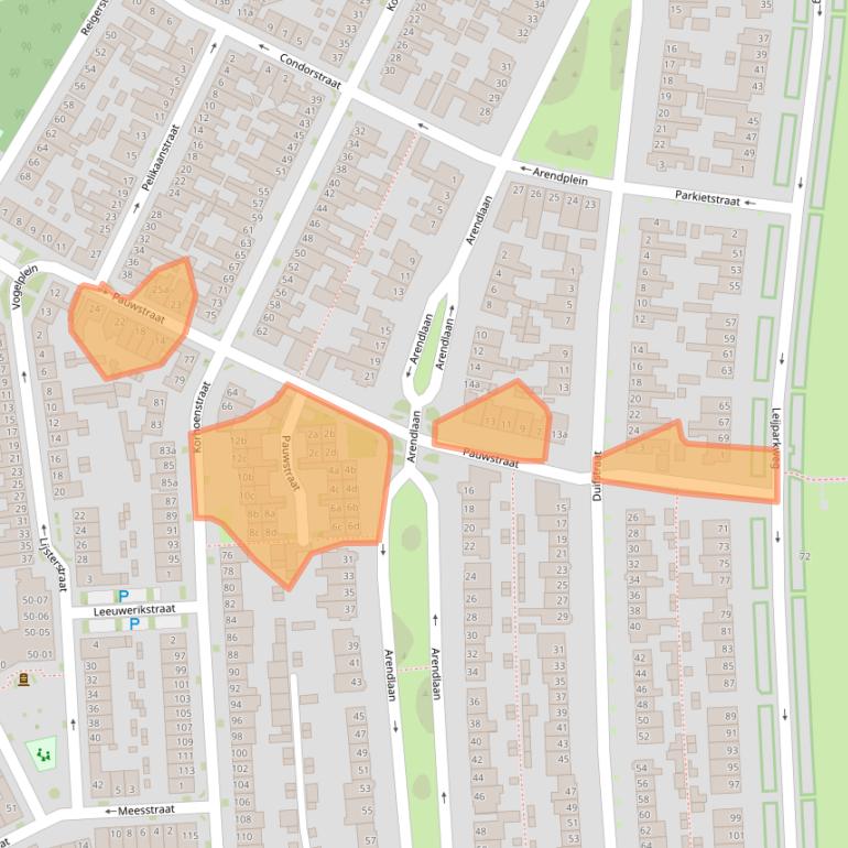 Kaart van postcodegebied 5022BB.