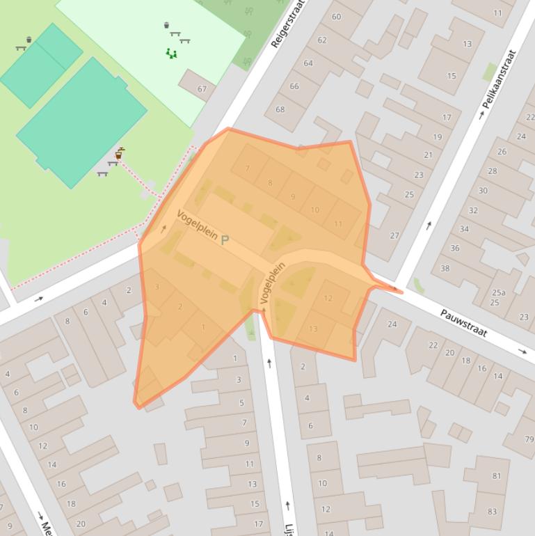 Kaart van postcodegebied 5022BN.