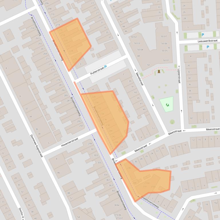 Kaart van postcodegebied 5022CB.