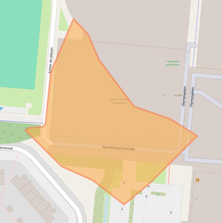 Kaart van postcodegebied 5022DN.