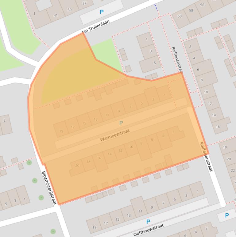 Kaart van postcodegebied 5022EB.
