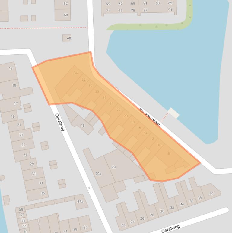 Kaart van postcodegebied 5022GM.